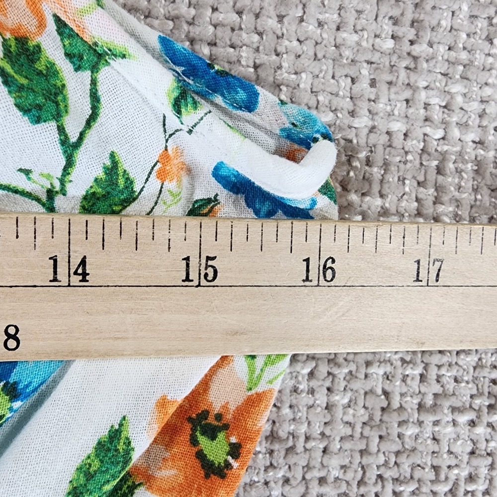 Peyton & Parker Girls Floral Midi Dress Ruffle Strap Size M (10-12) 100% Cotton - Picture 5 of 11